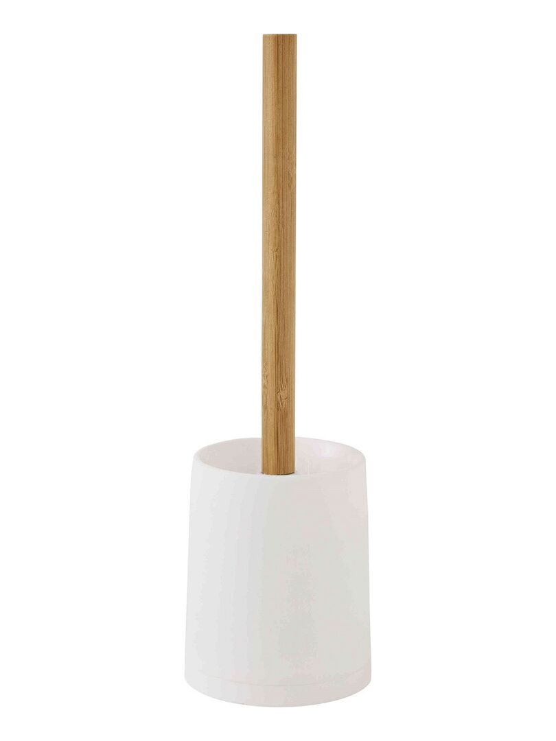 Guy Levasseur - Brosse wc en plastique et bambou blanc Blanc - Kiabi
