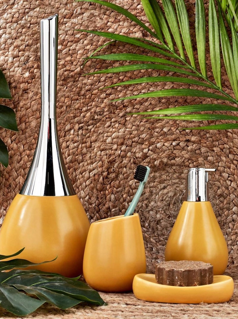 Guy Levasseur - Brosse WC en porcelaine Jaune - Kiabi