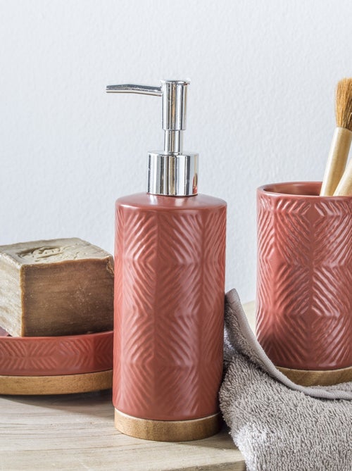 Guy Levasseur - Distributeur de savon à relief en céramique - Kiabi