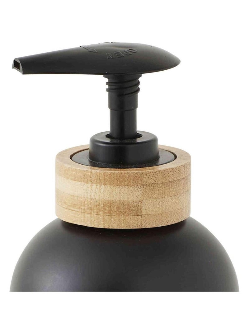 Guy Levasseur - Distributeur de savon en bambou Noir - Kiabi