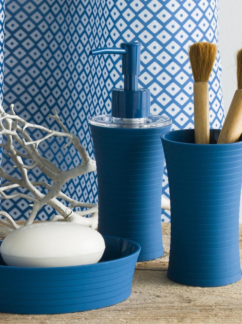 Guy Levasseur - Distributeur de savon en polystyrène Bleu - Kiabi