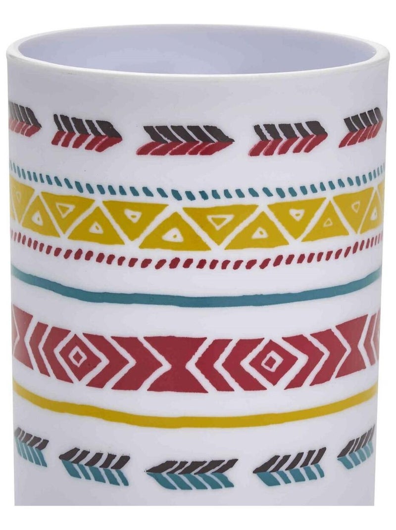 Guy Levasseur - Gobelet porte brosse à dents géométrique Blanc - Kiabi