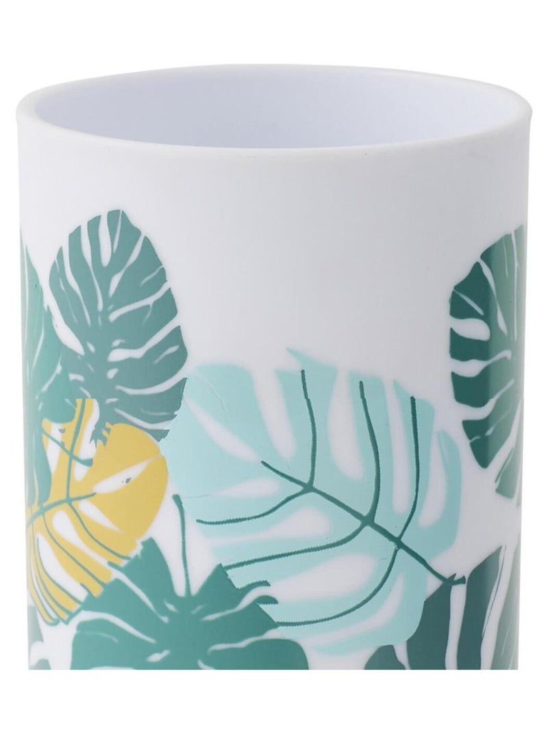 Guy Levasseur - Gobelet porte brosse à dents tropical Blanc - Kiabi