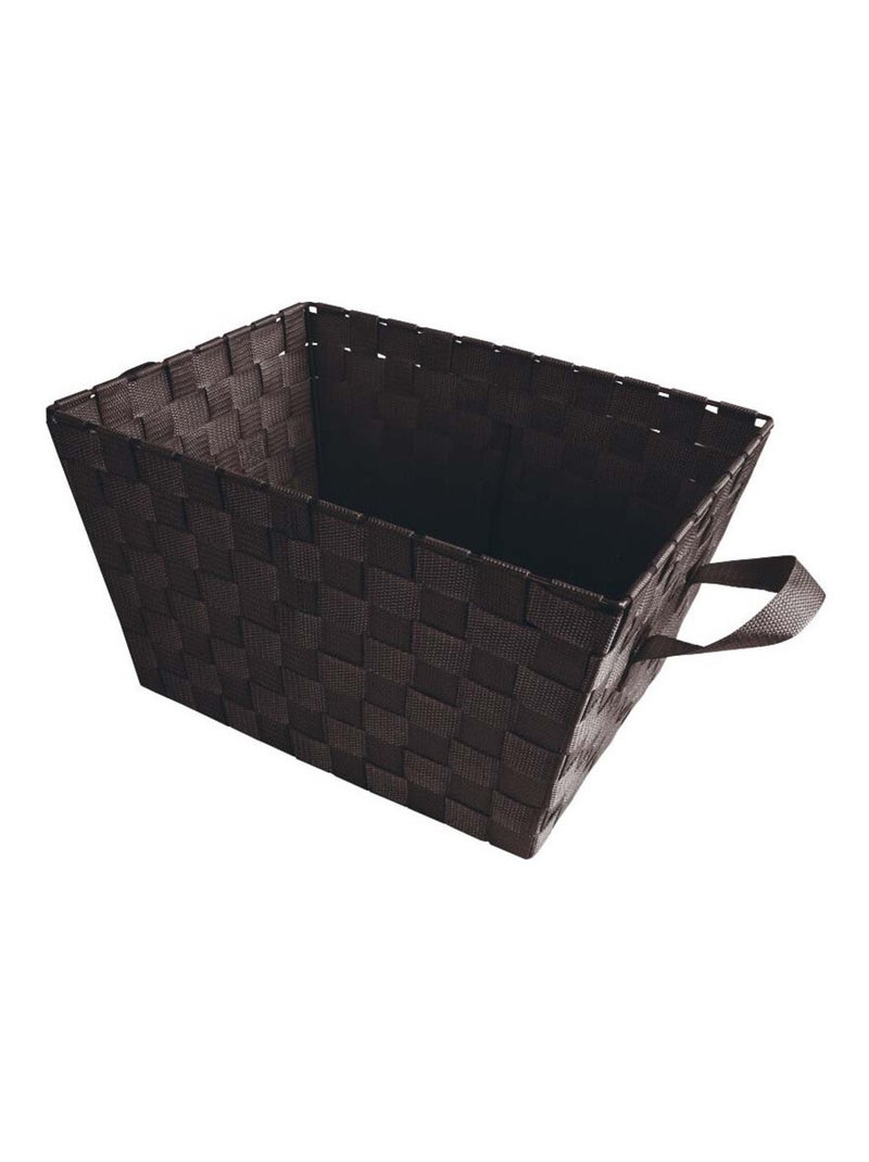 Guy Levasseur - Grand panier de rangement tressé Marron chocolat - Kiabi