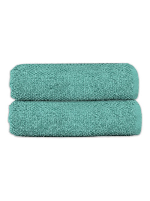 Guy Levasseur - Lot 2 serviettes de bain 70x140 coton éponge - Kiabi