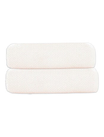 Guy Levasseur - Lot 2 serviettes de bain 70x140 coton éponge