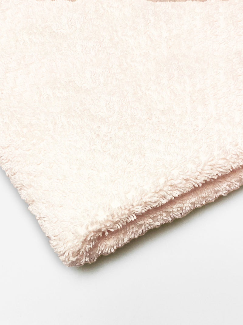 Guy Levasseur - Lot 2 serviettes de bain 70x140 coton éponge Ecru - Kiabi