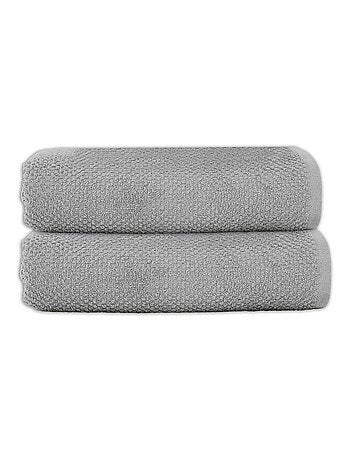 Guy Levasseur - Lot 2 serviettes de bain 70x140 coton éponge