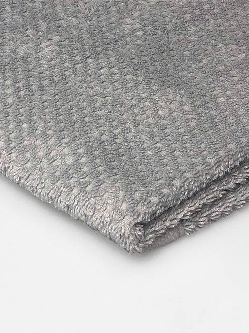 Guy Levasseur - Lot 2 serviettes de bain 70x140 coton éponge - Kiabi