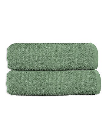 Guy Levasseur - Lot 2 serviettes de bain 70x140 coton éponge