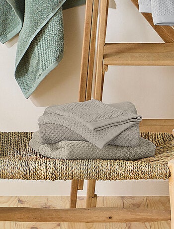 Guy Levasseur - Lot 2 serviettes de bain et 2 gants de toilette