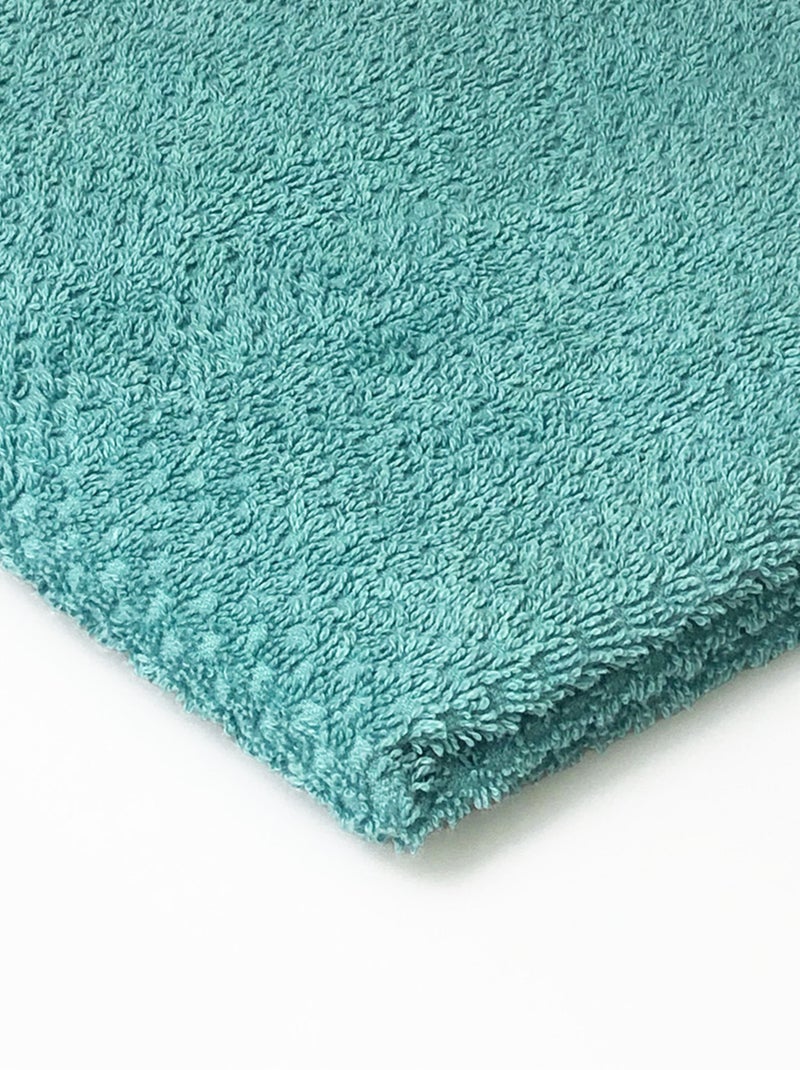 Guy Levasseur - Lot 2 serviettes de bain et 2 gants de toilette Bleu azur - Kiabi