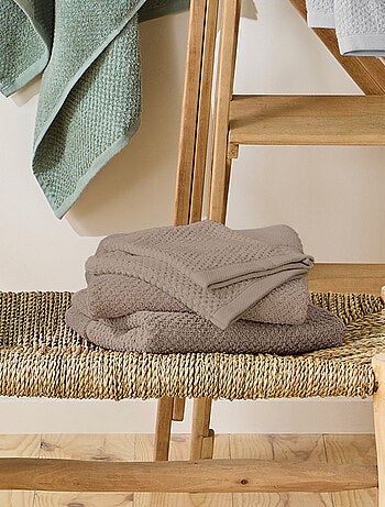 Guy Levasseur - Lot 2 serviettes de bain et 2 gants de toilette