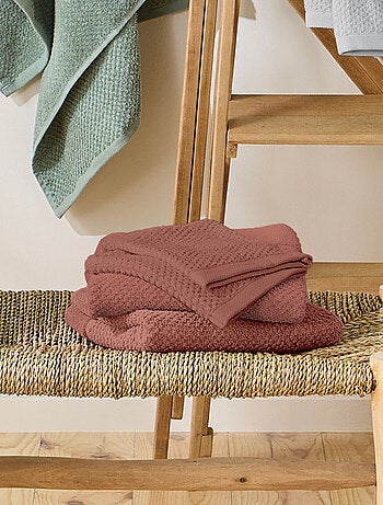 Guy Levasseur - Lot 2 serviettes de bain et 2 gants de toilette