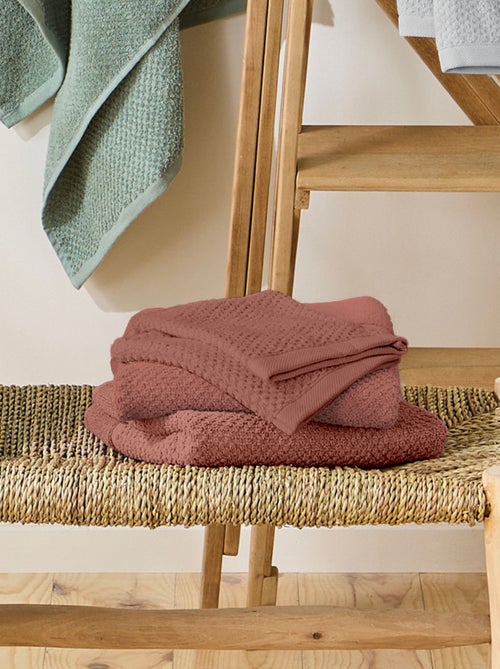 Guy Levasseur - Lot 2 serviettes de bain et 2 gants de toilette - Kiabi