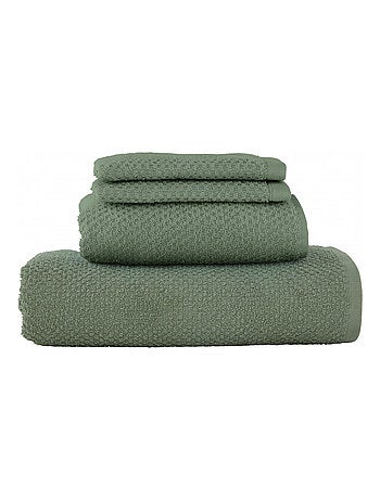 Guy Levasseur - Lot 2 serviettes de bain et 2 gants de toilette