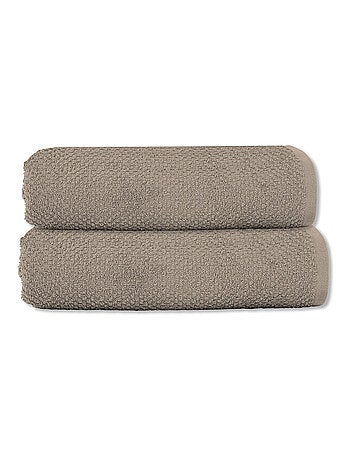 Guy Levasseur - Lot 2 serviettes de toilette 50x90 coton éponge