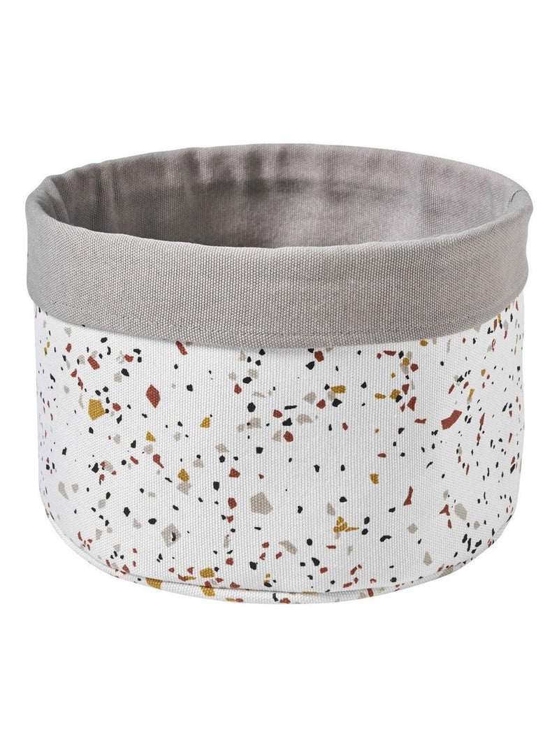 Guy Levasseur - Lot de 2 paniers de rangement en polycoton Blanc - Kiabi