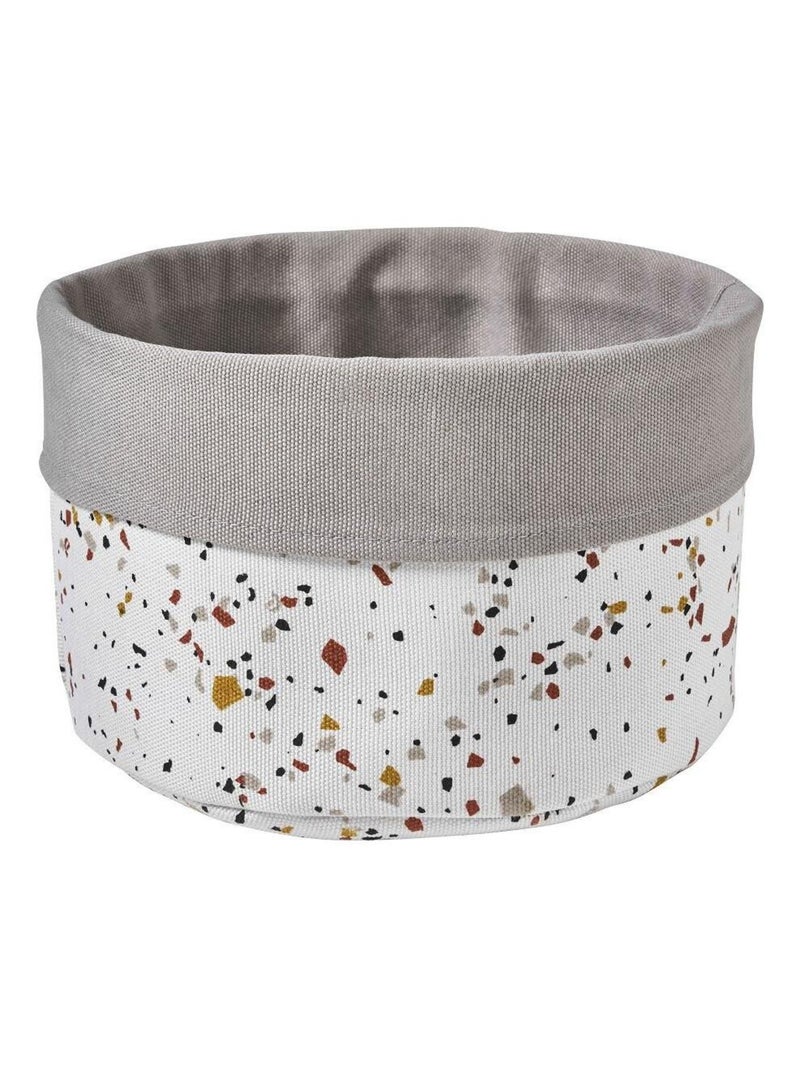 Guy Levasseur - Lot de 2 paniers de rangement en polycoton Blanc - Kiabi