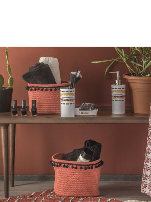 Guy Levasseur - Lot de 2 paniers de rangements corde de coton - Kiabi