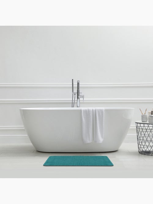 Guy Levasseur - Lot de 2 tapis de bain polyester 50x80cm + 50x40cm #00b8bf - Kiabi