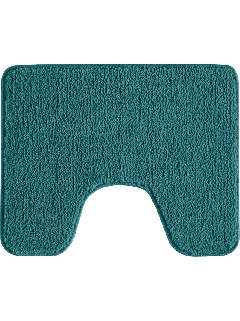 Guy Levasseur - Lot de 2 tapis de bain polyester 50x80cm + 50x40cm #00b8bf Bleu paon - Kiabi
