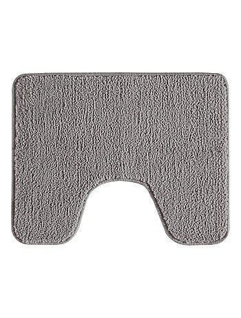 Guy Levasseur - Lot de 2 tapis de bain polyester 50x80cm + 50x40cm gris