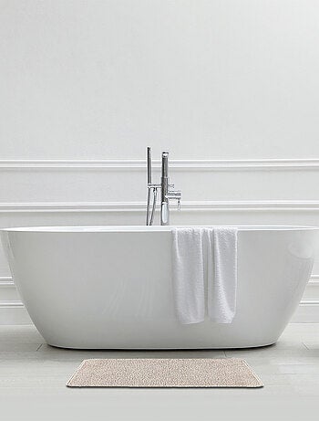 Guy levasseur - lot de 2 tapis de bain polyester 50x80cm + contour 50x40cm