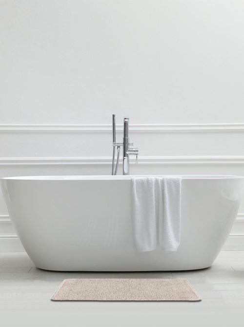 Guy levasseur - lot de 2 tapis de bain polyester 50x80cm + contour 50x40cm - Kiabi Guy levasseur - lot de 2 tapis de bain polyester 50x80cm + contour 50x40cm - Kiabi