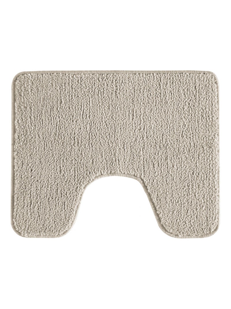 Guy levasseur - lot de 2 tapis de bain polyester 50x80cm + contour 50x40cm Ecru - Kiabi