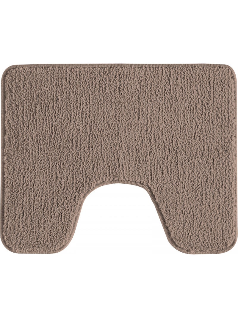 Guy levasseur - lot de 2 tapis de bain polyester 50x80cm + contour 50x40cm Taupe - Kiabi
