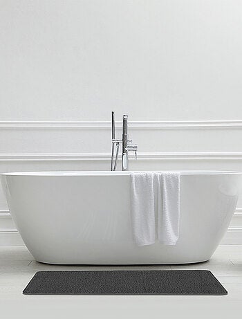 Guy Levasseur - Lot de 2 tapis de bain polyester 60x120cm + 50x80cm #4c2b11