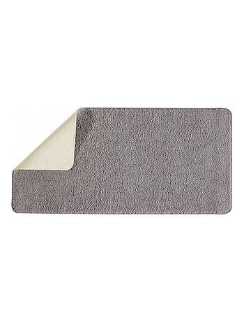Guy Levasseur - Lot de 2 tapis de bain polyester 60x120cm + 50x80cm chocolat