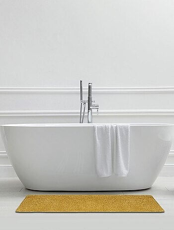 Guy Levasseur - Lot de 2 tapis de bain polyester 60x120cm + 50x80cm chocolat