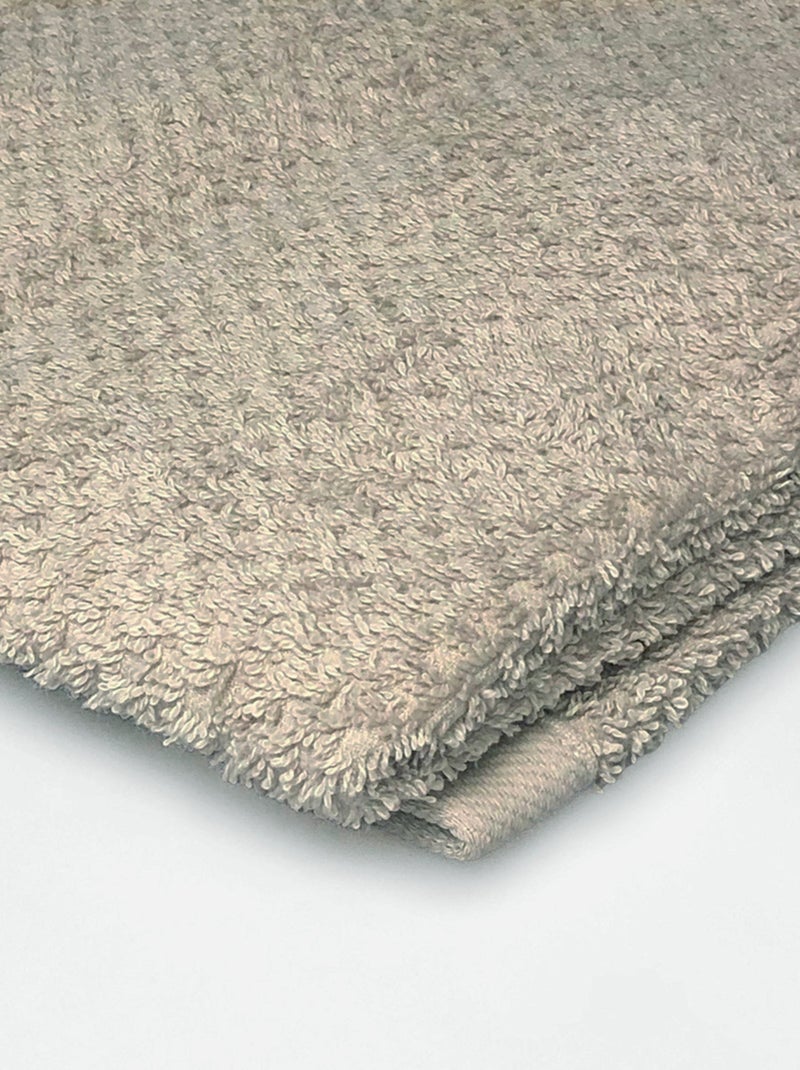 Guy Levasseur - Lot serviette de bain 70x140 et serviette de toilette 50x90 Beige - Kiabi
