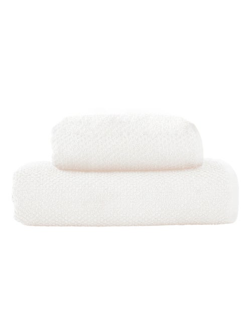 Guy Levasseur - Lot serviette de bain 70x140 et serviette de toilette 50x90 - Kiabi