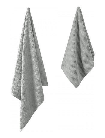 Guy Levasseur - Lot serviette de bain 70x140 et serviette de toilette 50x90