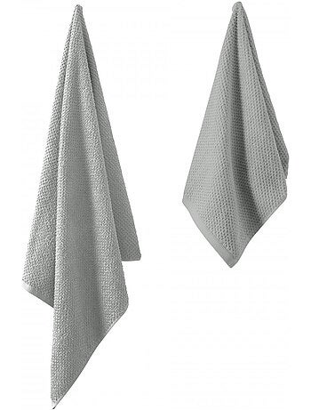 Guy Levasseur - Lot serviette de bain 70x140 et serviette de toilette 50x90