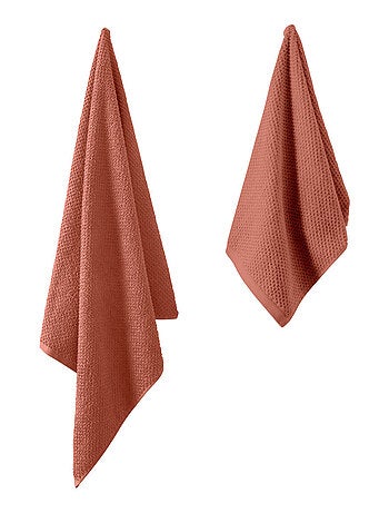 Guy Levasseur - Lot serviette de bain 70x140 et serviette de toilette 50x90