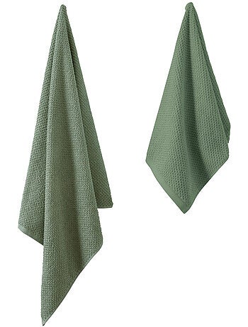 Guy Levasseur - Lot serviette de bain 70x140 et serviette de toilette 50x90