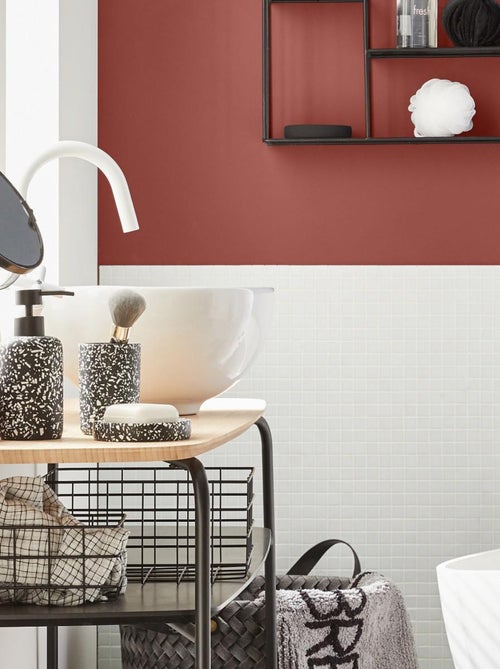 Guy Levasseur - Miroir grossissant en métal à poser - Kiabi