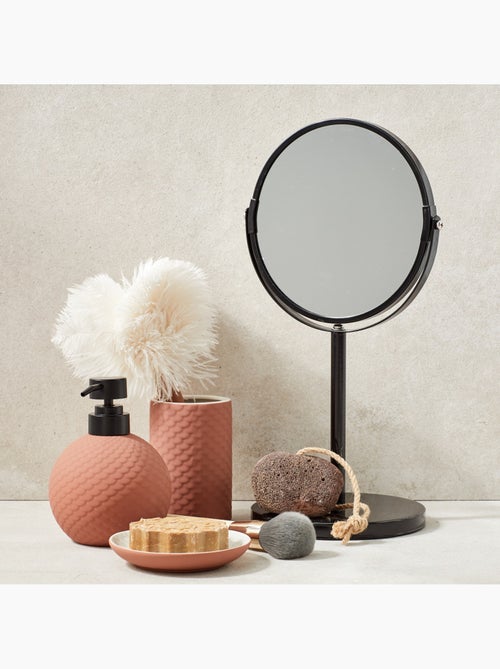 Guy Levasseur - Miroir grossissant en métal à poser - Kiabi