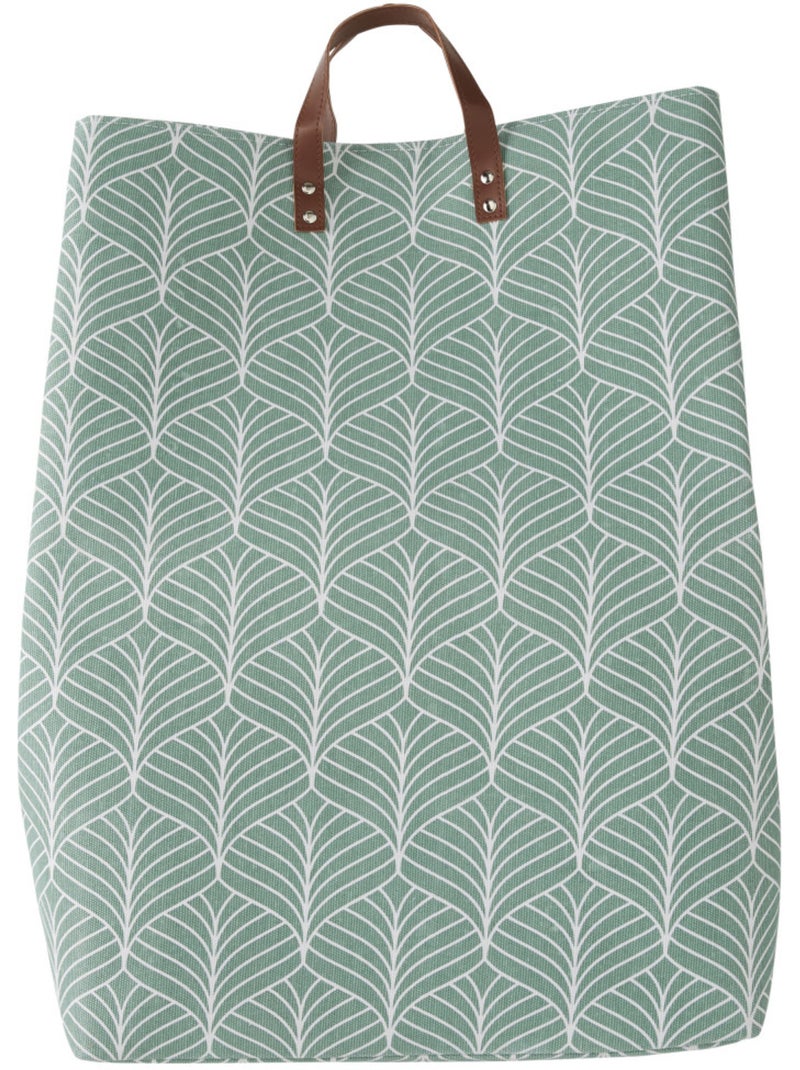Guy levasseur - panier à linge 70l imprimé feuillage Vert - Kiabi