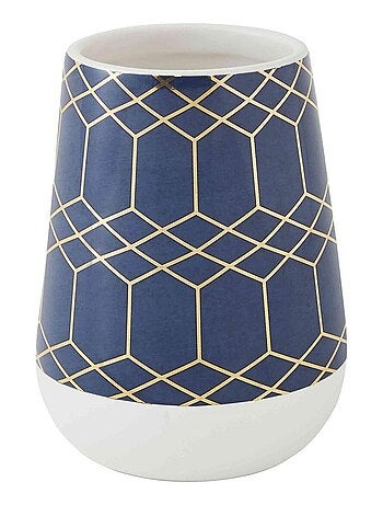 Guy Levasseur - Porte brosse à dents à motifs en céramique