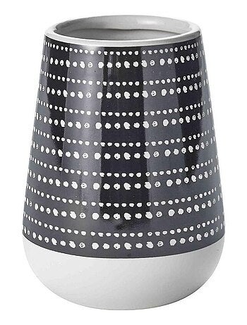 Guy Levasseur - Porte brosse à dents à motifs en céramique