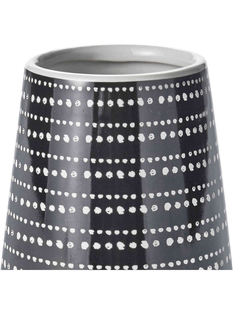 Guy Levasseur - Porte brosse à dents à motifs en céramique Noir Noir - Kiabi