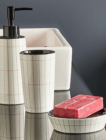 Guy Levasseur - Porte brosse à dents géométrique en céramique