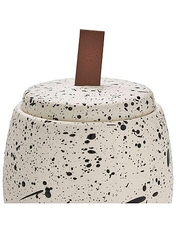 Guy Levasseur - Pot à coton en céramique tacheté à la main