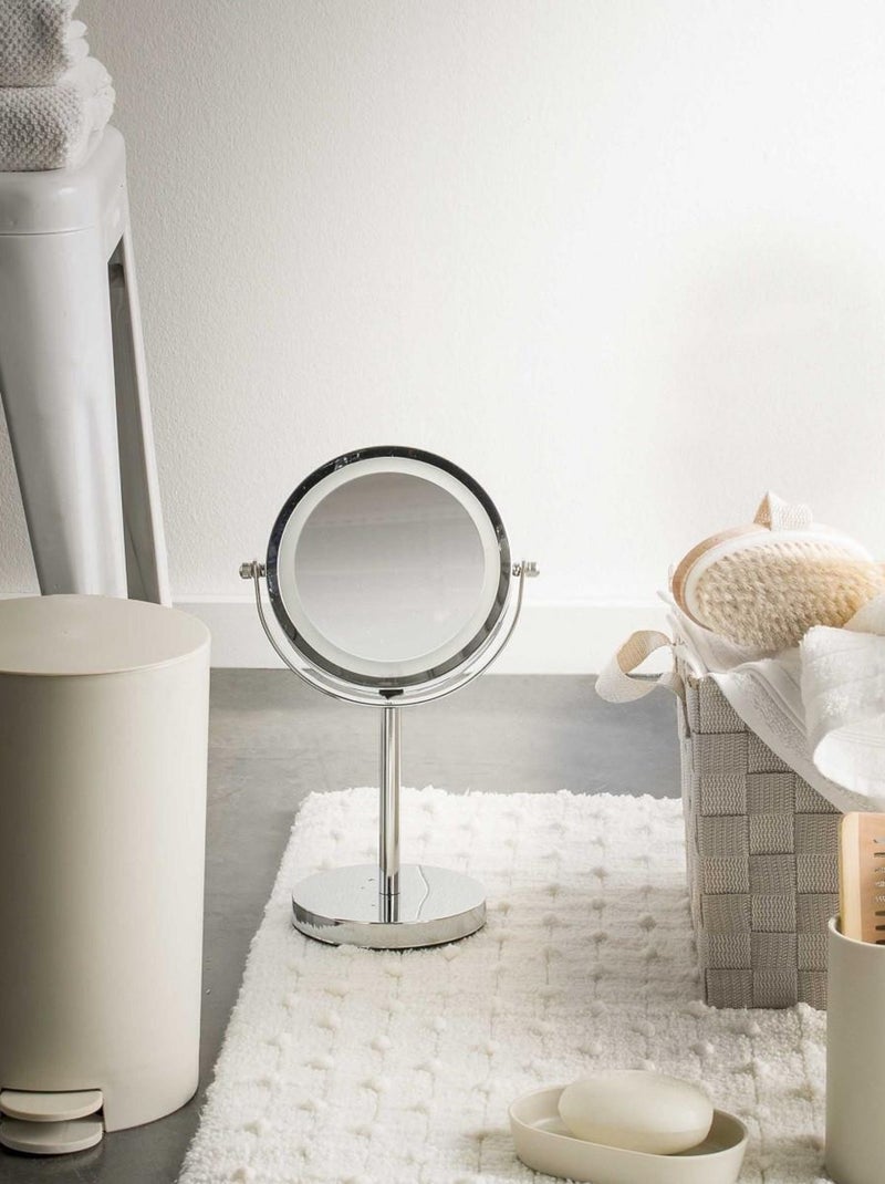 Guy Levasseur - Poubelle à pédale salle de bain 3L Gris taupe - Kiabi