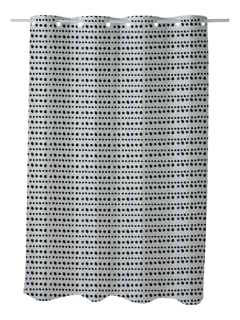 Guy Levasseur - Rideau de douche imprimé 180x200cm Blanc - Kiabi
